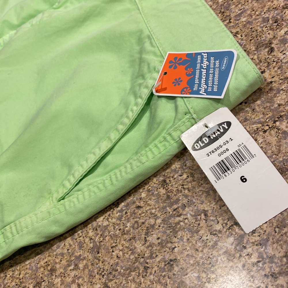 NWT Old Navy Green Cotton Skirt 6 - Picture 4 of 17